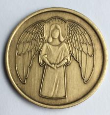Guardian Angel Bronze Medallion 