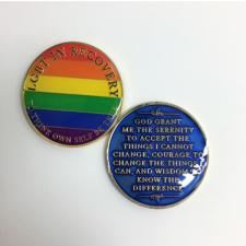 LGBT In Recovery Medallion