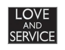 Love and Service Lapel Pin