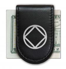 NA Black with Silver Magnetic Money Clip