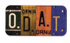 One Day at a Time Wooden License Plate