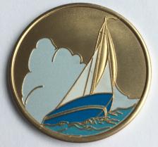 Painted Boat Medallion