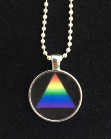 AA Unity Resin Necklace Rainbow