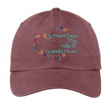 Grateful Heart Hat Raspberry