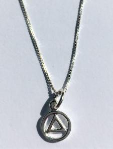 Sterling Silver AA Necklace 