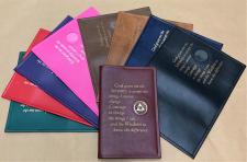 Hardback AA 12 & 12 W/ Serenity Prayer & Coin Holder