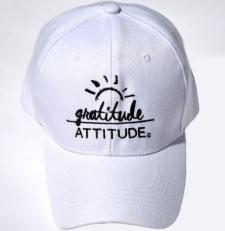 Gratitude Attitude Tan or Gray Baseball Cap