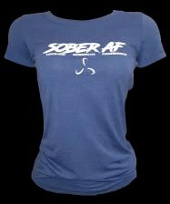 Sober AF Women's Crew Neck - Navy