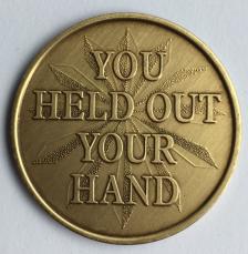 You Held Out Your Hand Bronze Medallion 