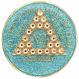 Pink Bling Tri-Plate Medallion
