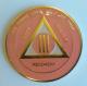 AA Gold Pink and Pearl Recovery Medallion