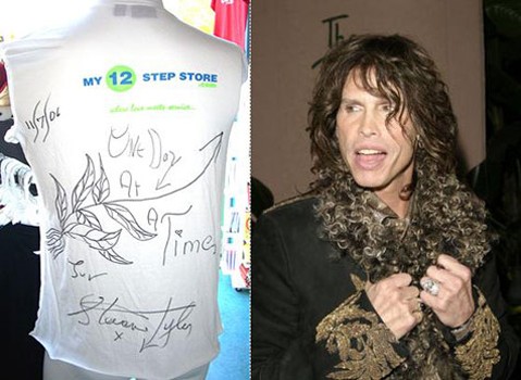 Steven Tyler at Recovery Event